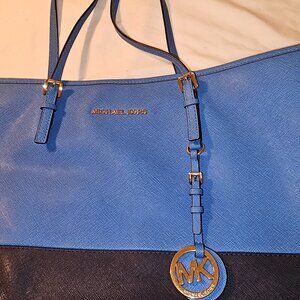 Michael Kors Blue-2 Tone Tote